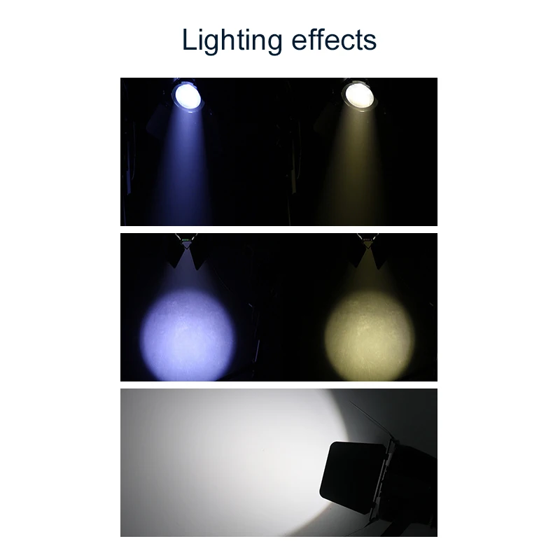 Wodoodporne 200W IP65 COB lampa par ciepłe biało-białe światło 2 W 1 led COB z drzwi do stodoły do sala konferencyjna sceny studyjnej