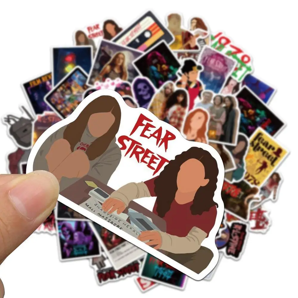 50 قطعة فيلم الرعب المختلط الخوف ملصقات الشارع DIY بها بنفسك الهاتف دراجة نارية خوذة سكرابوكينغ حقيبة الكمبيوتر المحمول سكيت