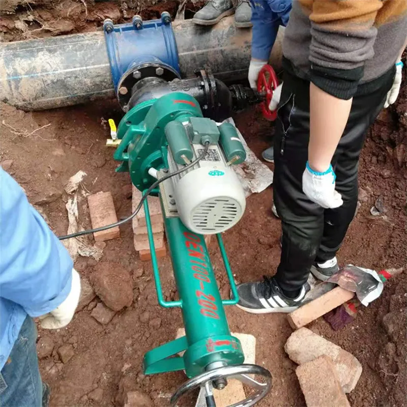 Pressure Drilling Machine for Water Pipes and Heating Pipes, Pressure Electric and Manual Drilling Equipment