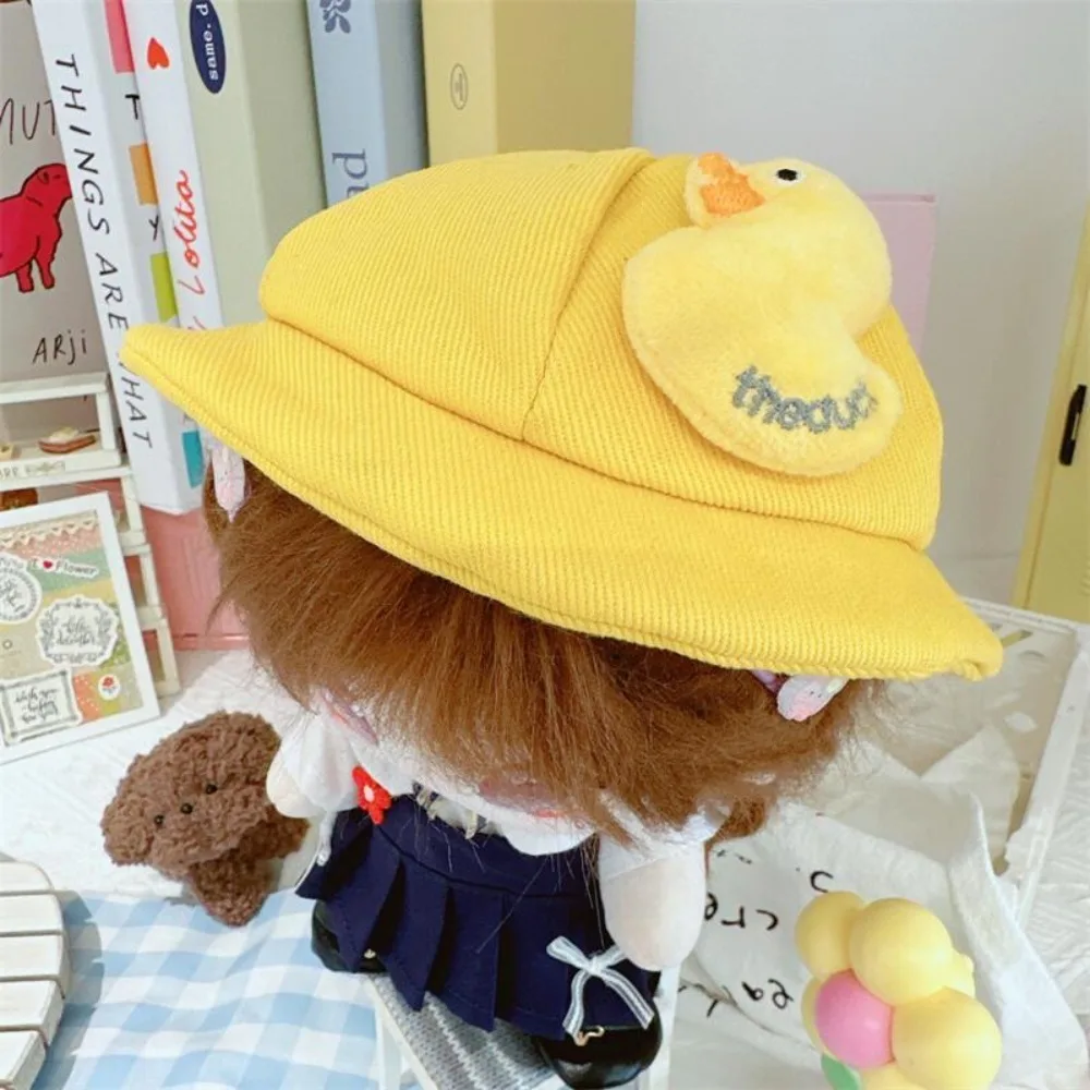 1 ensemble de vêtements de poupée en coton de 20cm, jupe en jean de canard jaune, vêtements de poupée en coton, Mini Kawaii, vêtements de poupée sans attribut