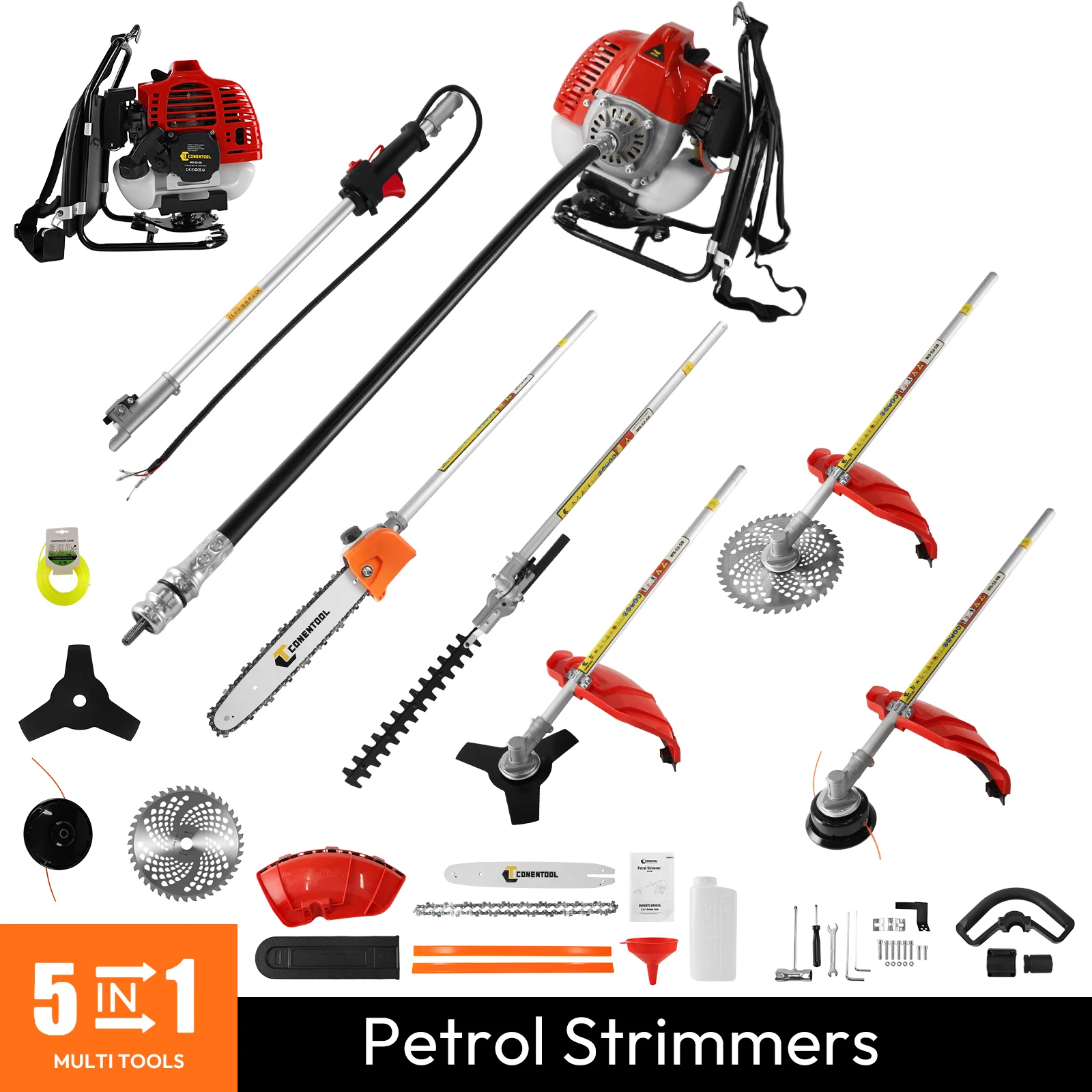 Conentool Strimmer Review: Een Uitgebreid Overzicht van de 5-in-1 Benzine Strimmer