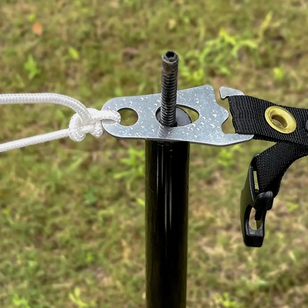 Stainless Steel Wind Rope Buckle Outdoor Camping Hiking Backpacking Tent Canopy Guyline Cord Adjuster Board Rope Tensioner