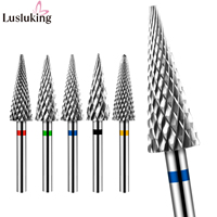 Tip Tungsten Carbid Nail Drill Bits Electric Manicure Drill Accessory Milling Cutters for Nail Gel Polish Remover Nail Tools