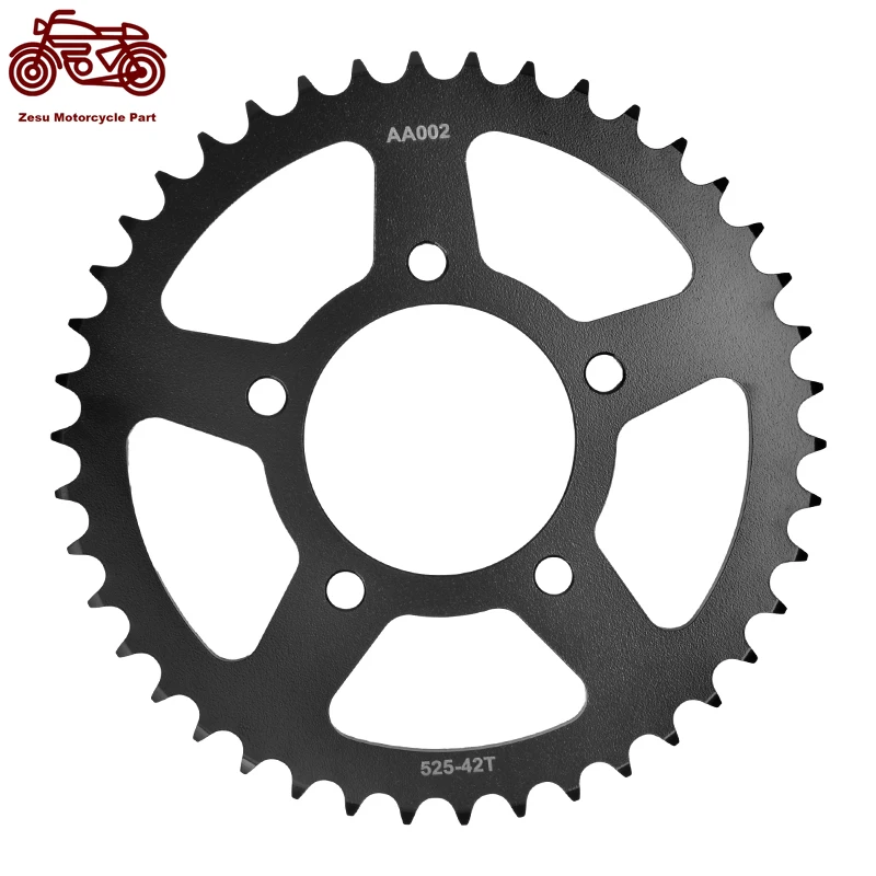 

522-42T 520 42 Tooth Motorcycle Rear Sprocket 20CrMnTi For Benelli 42T 500 Leoncino 2017-2018 TRK502 TRK 502 2017 2018 2019 2020