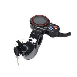 NJAX-T LED Display Throttle Instrument  48V LCD with key For Zero 8 9 10 8X 10X 11X  Electric Scooter Accessories