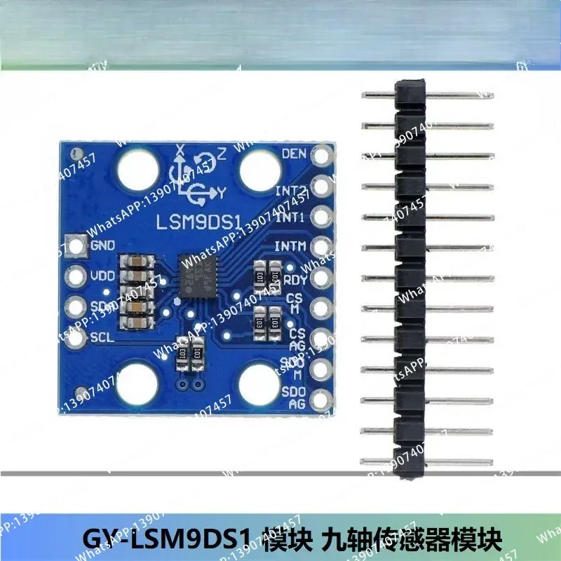 LSM9DS1 Nine-axis Electronic Compass Compass Acceleration Gyroscope, High Precision, Sensor Module