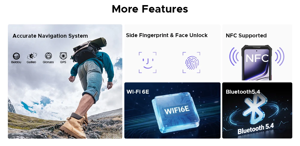 Global Version DOOGEE S300 Plus Thermal 5G Rugged Phone Thermal Imaging 12GB 1TB 6.78'' Screen 11000mAh Android 16 Mobile Phone