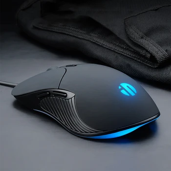 Beroep Wired Gaming Mouse 6 Knoppen 4800 Dpi Led Optical Usb Computer Muis Voor Pc Laptop Gamer Muizen Mute Bedrade muis