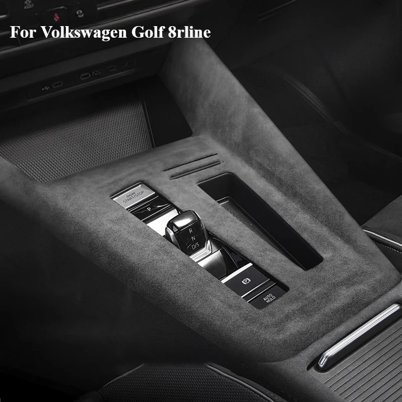 

LHD, для Volkswagen Golf 8rline, салон автомобиля, откидная меховая отделка, центральная панель управления, аксессуары для модификации pro gti, 2021+