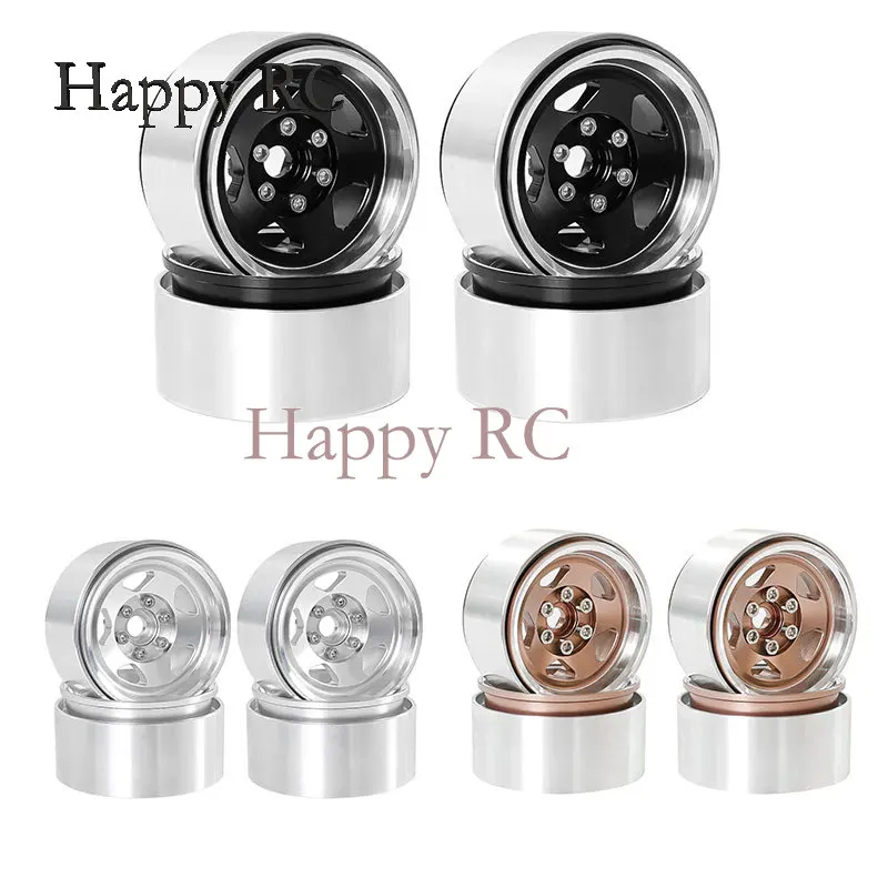 

Радиоуправляемая деталь, 4 шт., 1,9 дюйма, комплект ободов колеса с радиоуправлением Beadlock, ступица колеса для 1:10 RC Crawler Axial SCX10 II 90046 SCX10 III AXI03007 TRX4 D90