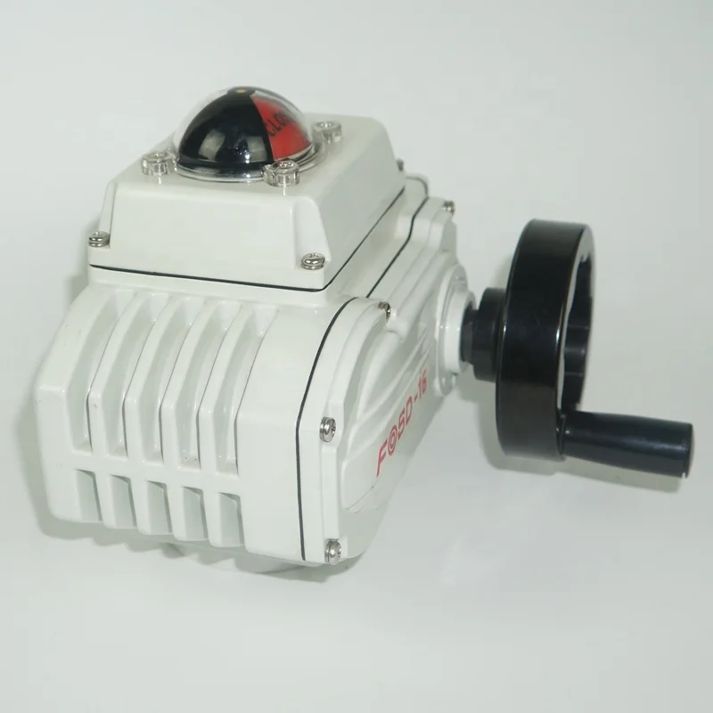 تشغيل/إيقاف نوع AC110V/220 فولت/380 فولت DC24V نصف كروية قمة صمام التحكم الكهربائي المحرك مع عقارب #3