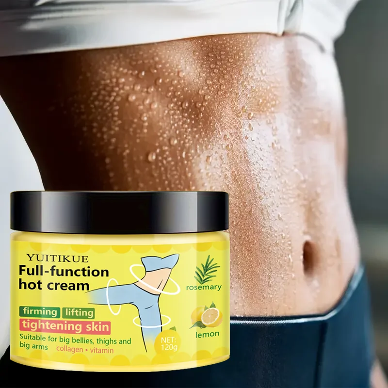 YUITIKUE Hot Sculpting Cream 120g - Multi-Purpose Firming for Belly, Thighs & Arms, with Rosemary & Collagen, Workout Enhancer