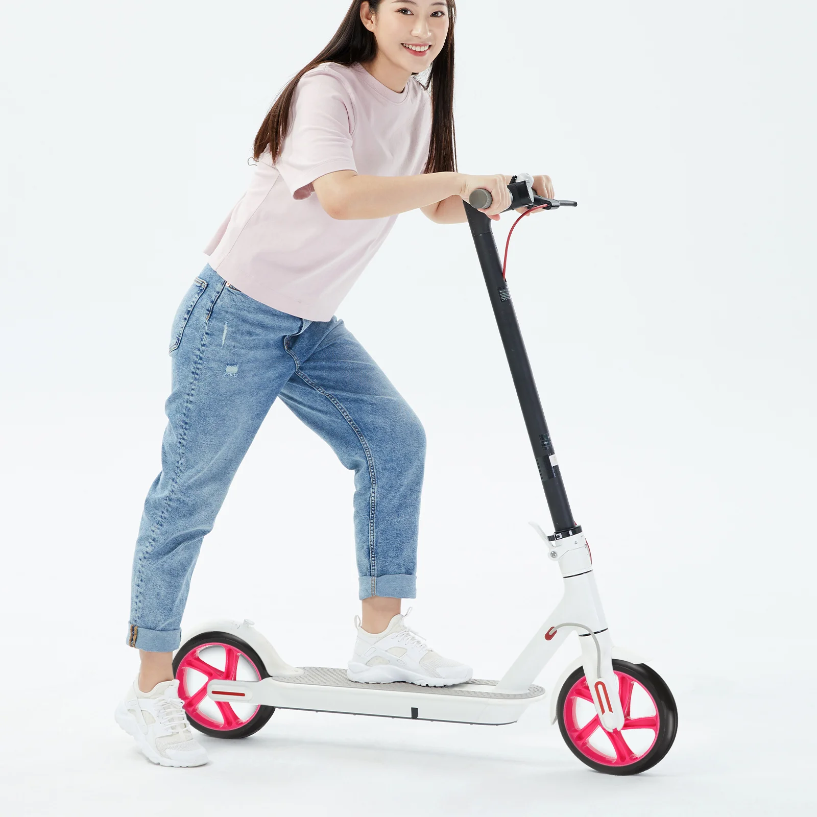 استبدال عجلة سكوتر عالية الأداء مناسب عالمي للسكوتر والكرسي المتحرك، ثابت وسلس الجري #1