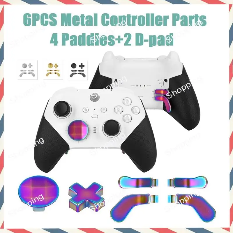 

M20K For One Elite Series 2 6PCS Metal Controller Parts 4 Paddles 2 D-Pad Gaming Replacement Controller Component Set Durab