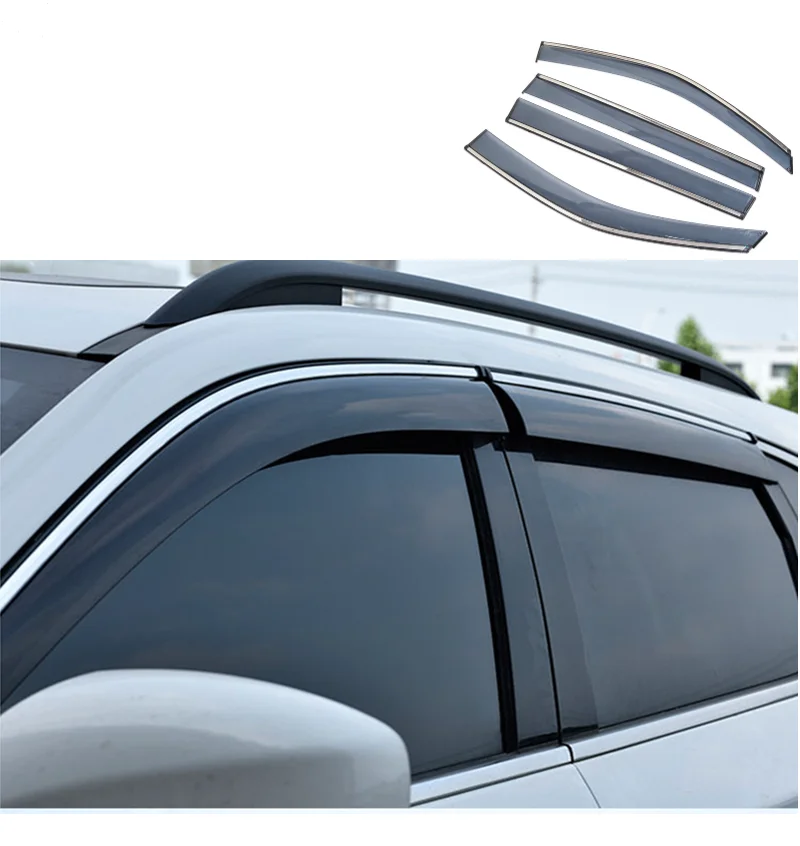 For Toyota Sienna 2015 2016 2017 2018 2019 2022 Car Side Window Visor Guard Vent Awnings Shelter Cover Trim Rain Guards