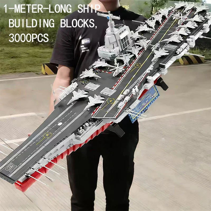 

Строительные блоки, модель корабля длиной 1 метр, сложная сборка для взрослых, подарок на День святого Валентина/подарок на Новый год