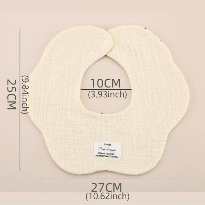 6 lớp bé bib thoải mái nước bọt khăn tắm cho trẻ sơ sinh cho bé trai