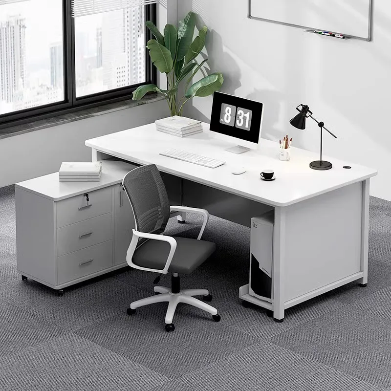 Corner Boss Office Desks Simplicity Easy Modern Computer Employee Office Desks Combination Desktop Escritorios Furniture QF50OD