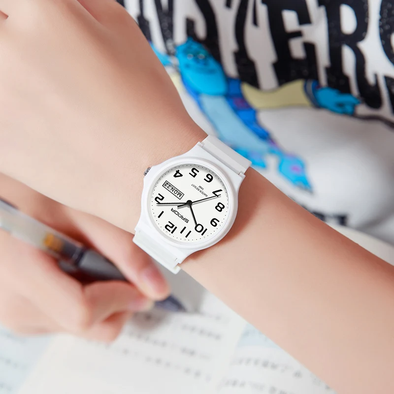 Fashion Calendar Week Women Quartz Watch Classic Lady Wristwatches Waterproof Simple Casual Analog Watches For Women Reloj Mujer view 3