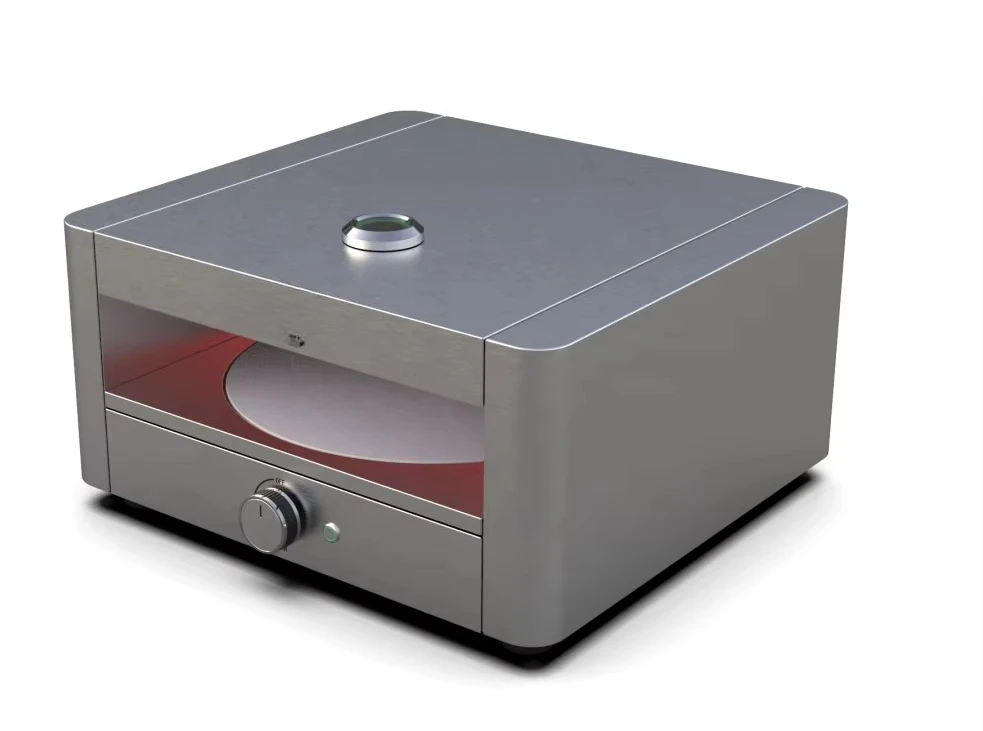 Premium top 16-inch gas pizza oven with unique design of rotating system
