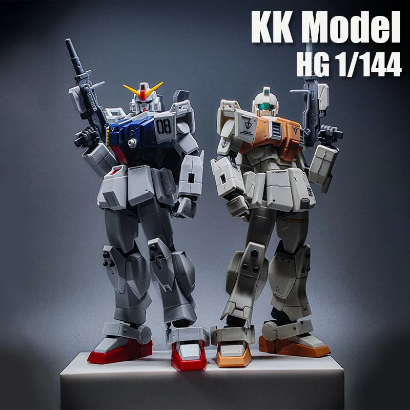 KK modelo RX-79G HG 1/144 HGUC 210 08 Kit de modelo de montaje RGM-79G GM colección tipo tierra acción Fiugres modelo Kits juguetes regalo