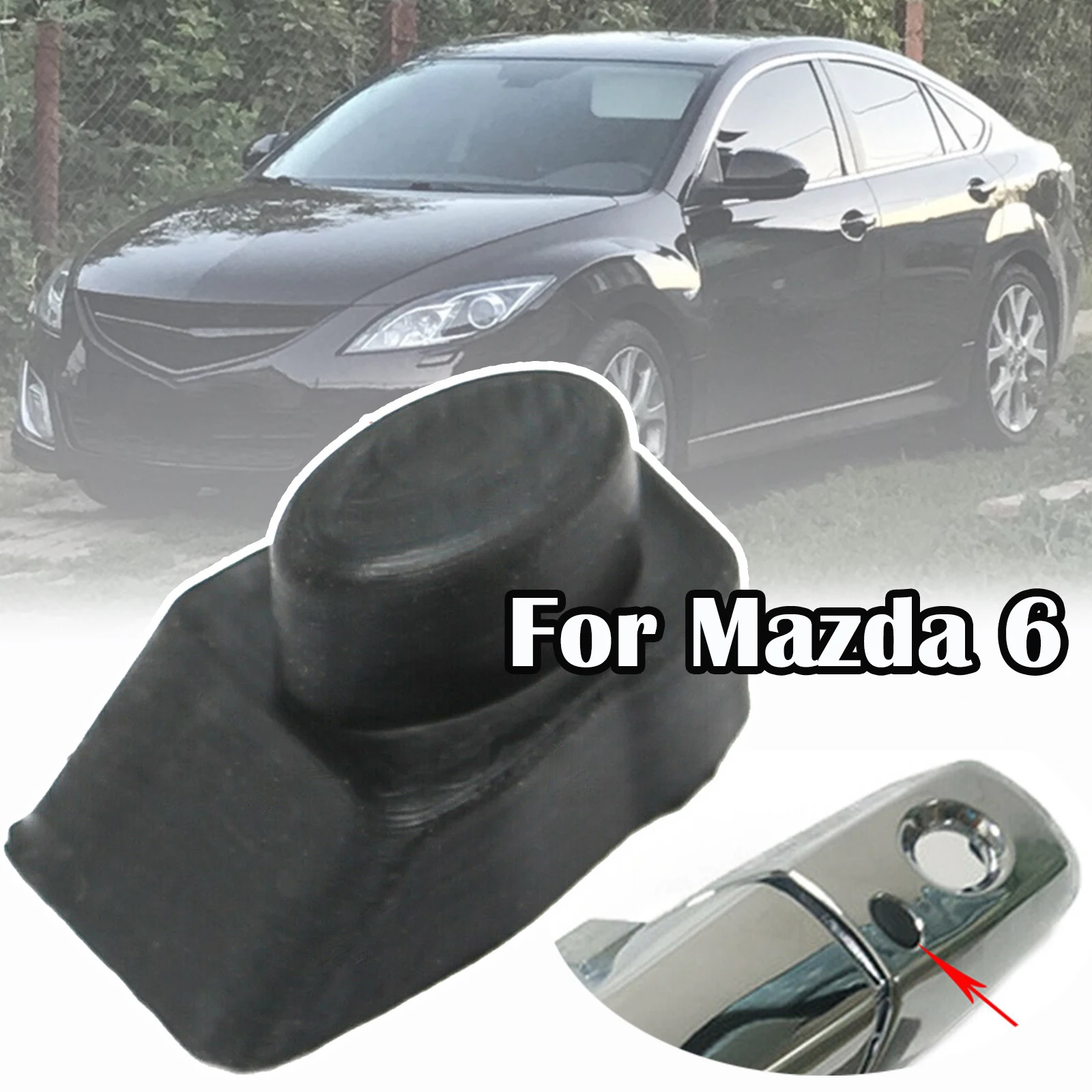 

For Mazda 6 Rubber Button Cap Keyless Option Door Handle Switch Left Unlocking RX-8 CX-7 CX-9 MX-5 Miata G28A-59-4B1Fingerprint