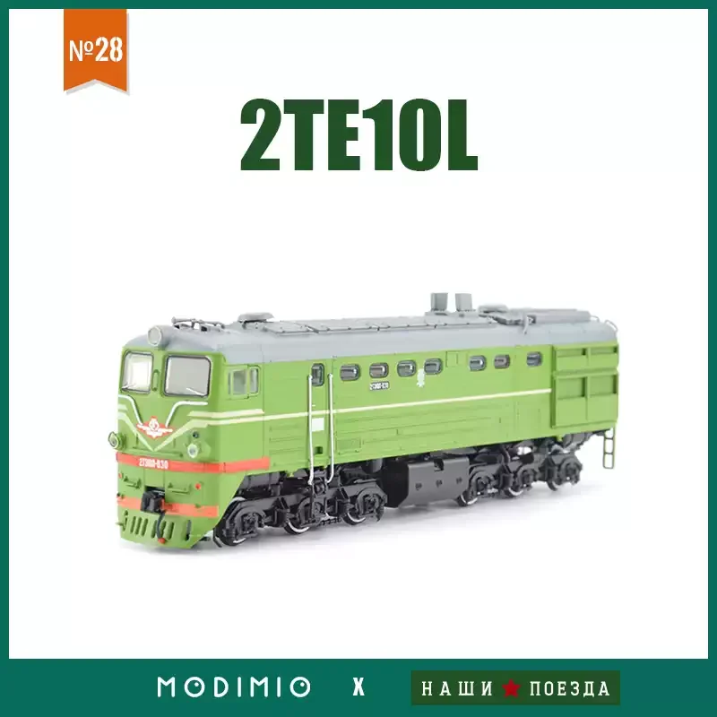 

HO Scale 1:87 Russian 2TE10L Diesel Locomotive JLKN028 Plastic Model Classics Adult Souvenir Gift Static Display