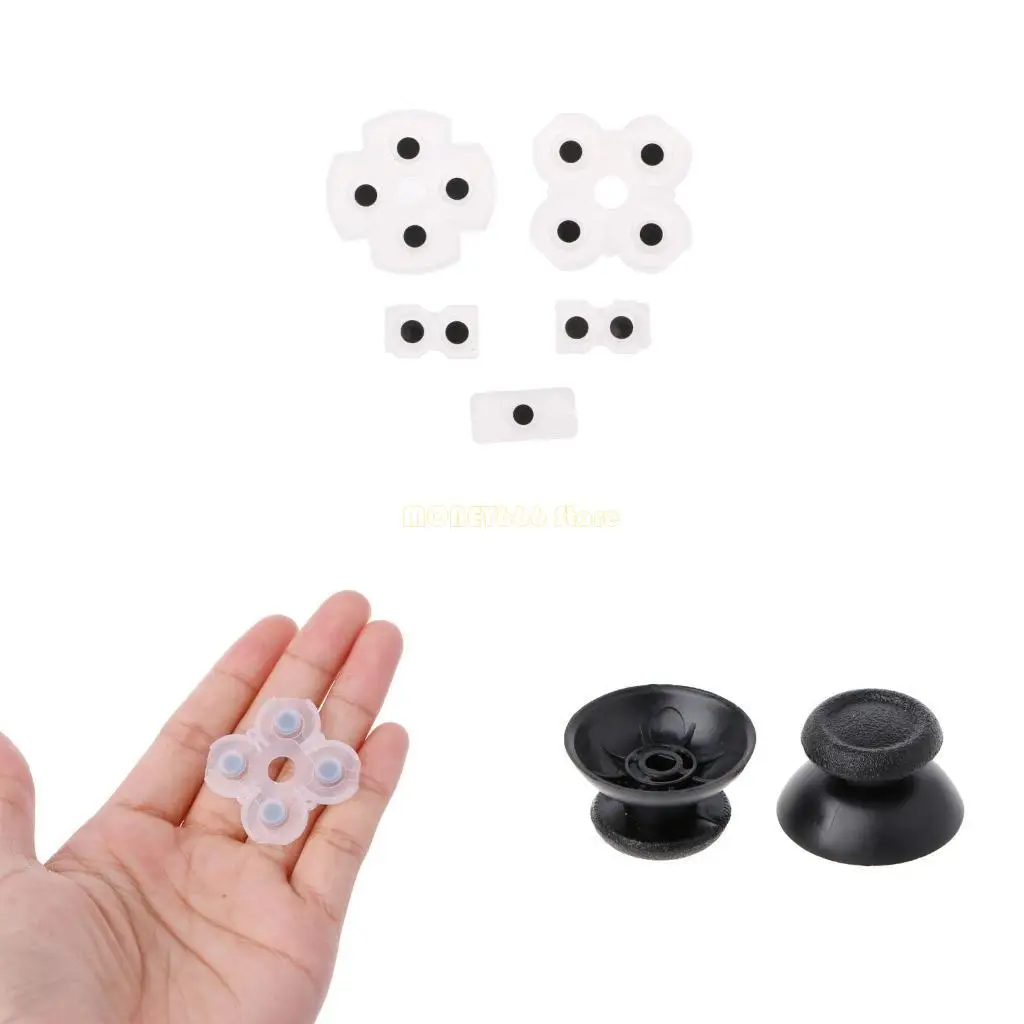 F62C أزرار الزناد التناظرية عصا الإبهام العصي غطاء موصل المطاط