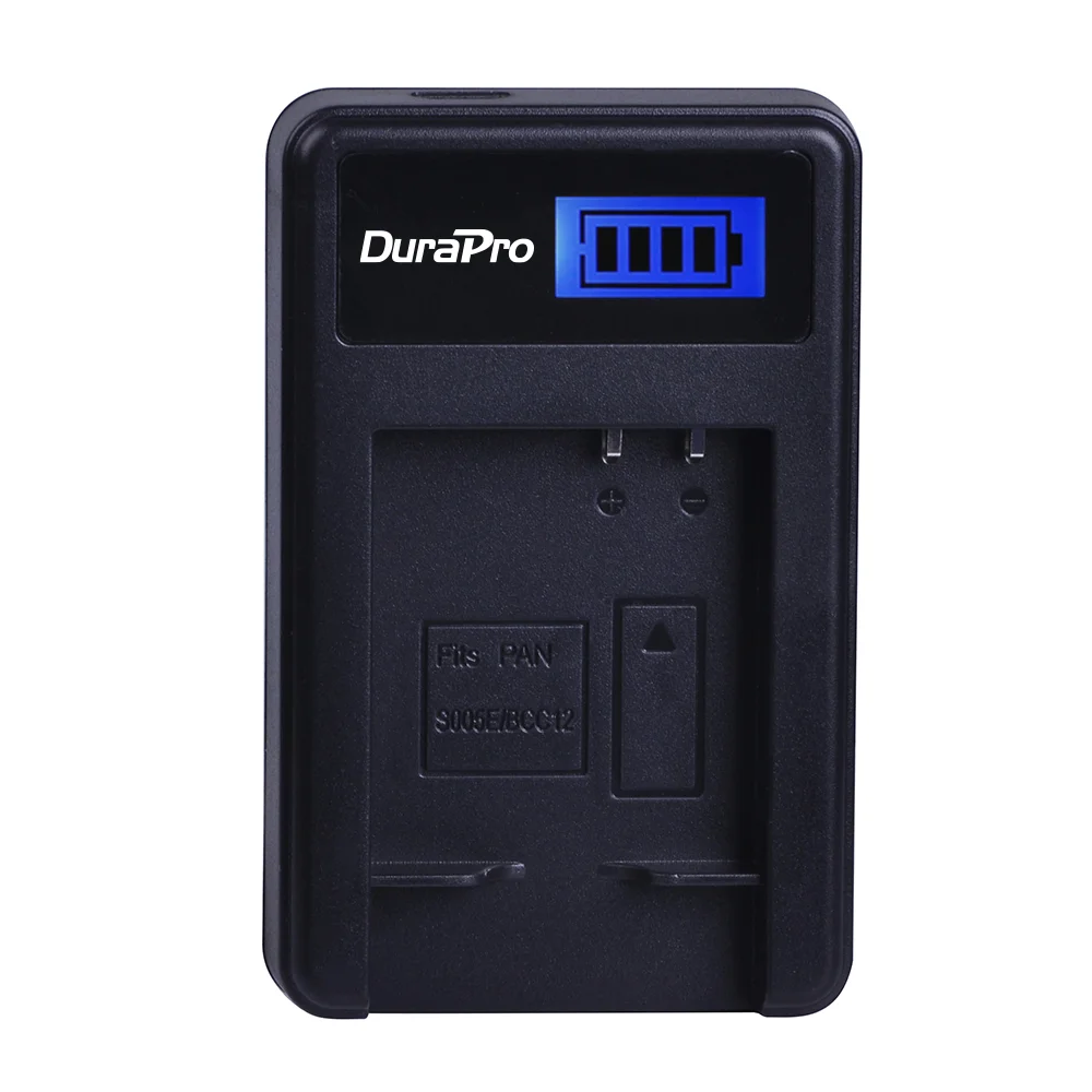 DuraPro CGA-S005 CGA S005 Battery+LCD USB Charger for Panasonic Lumix DMW-BCC12 DMC-LX1 LX2 LX3 FX3 BCC12 For FUJI NP-70 NP 70