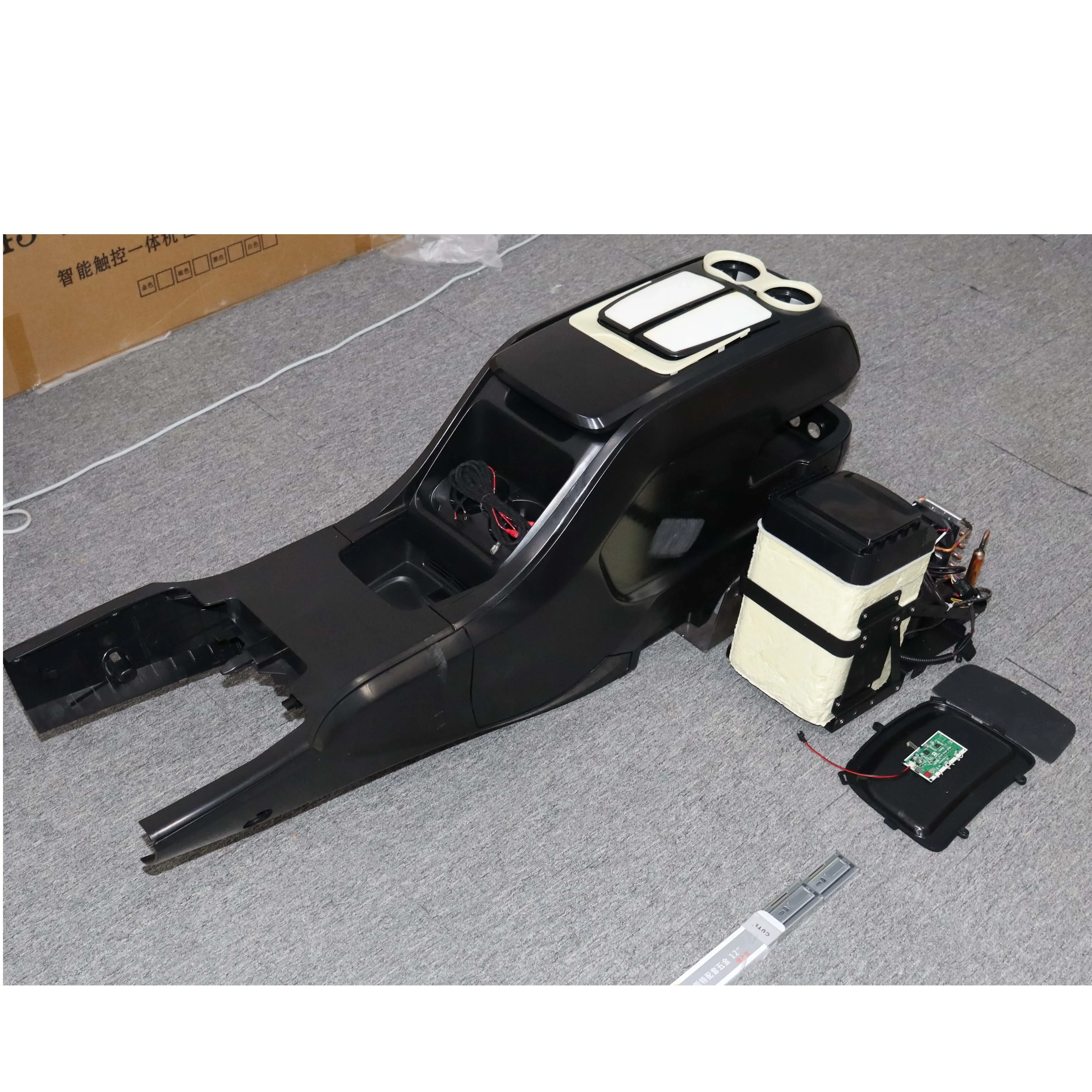 

Aftermarket van interior Suitcase Storage box center console armrest box middle armrest for business car v class vito