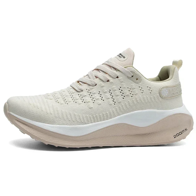 Chaussures de tennis confortables en maille pour hommes et femmes, baskets unisexes, plaque de carbone, anti-baume, entraînement sportif, course à pied, jogging, 2021