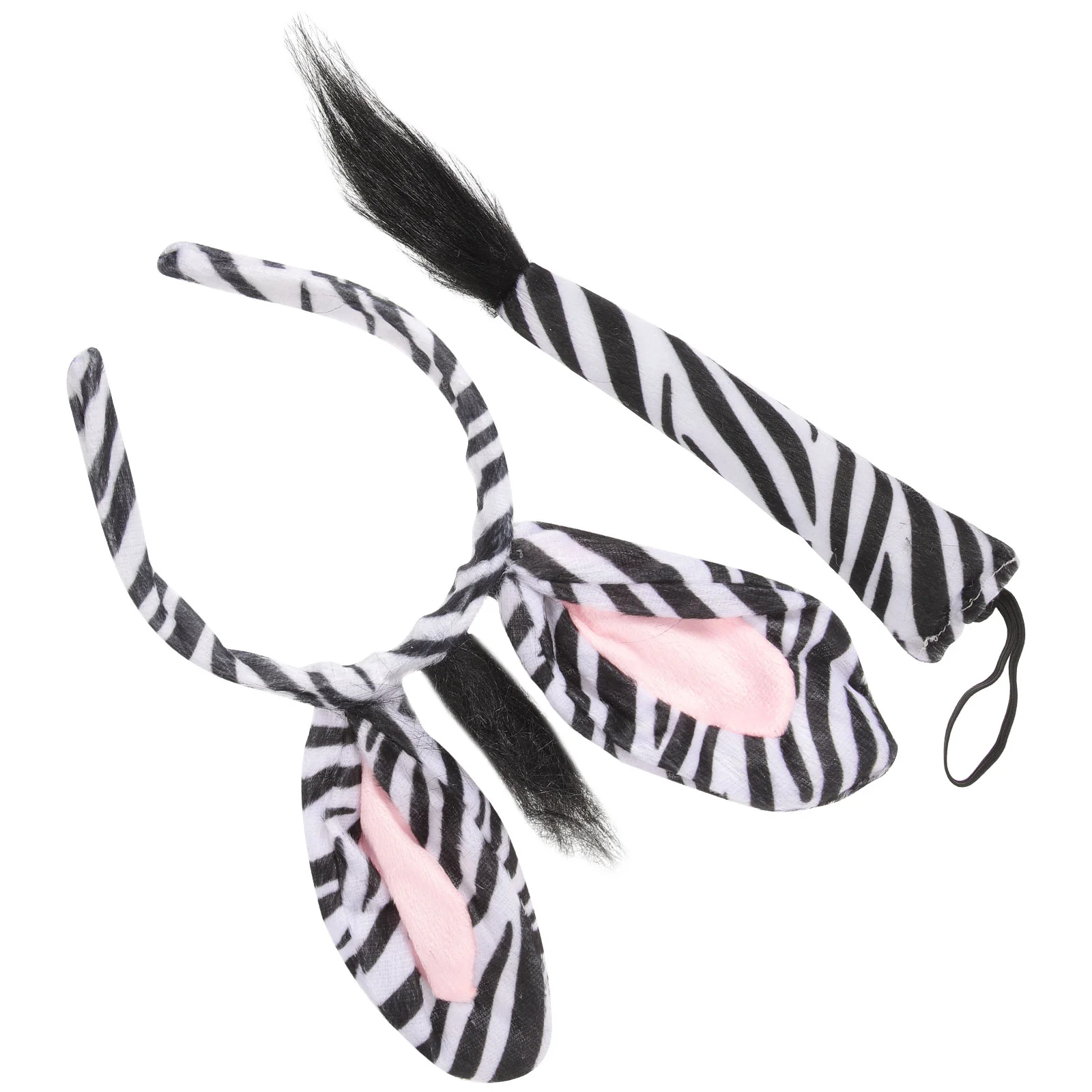 

Masquerade Zebra Headband Animal Costume Decoration Kit Carnival Headbead Decorations