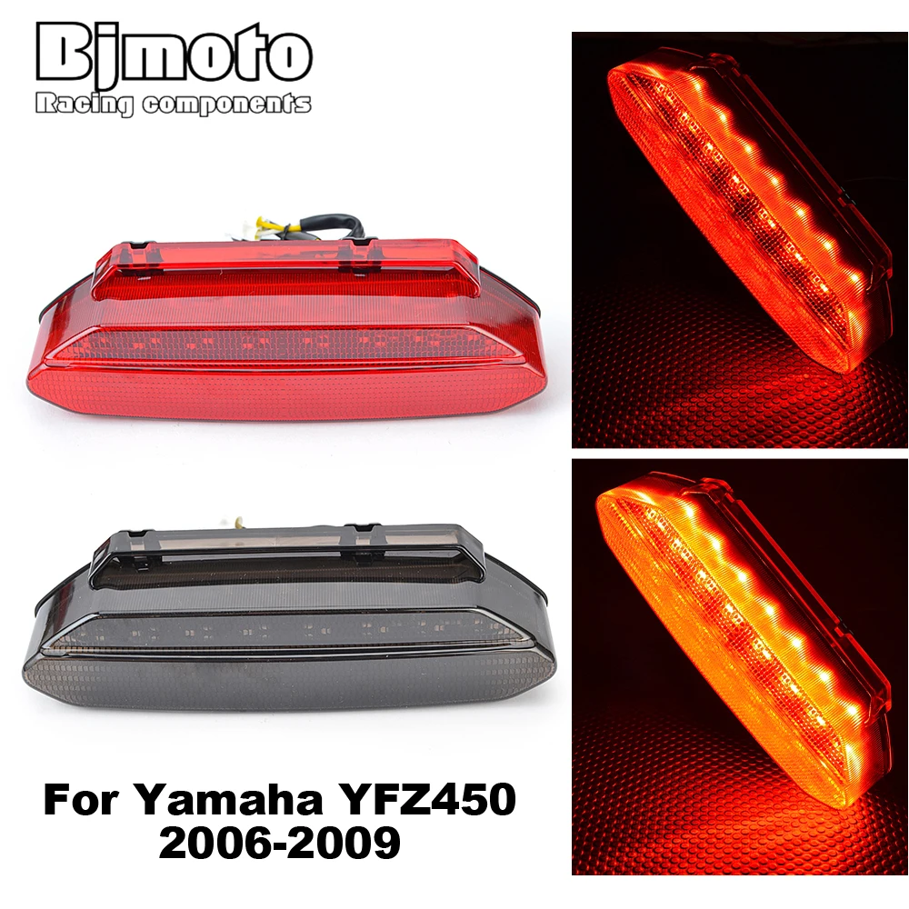 

Motorcycle Tail Light Lamp Taillight Motor Brake Stop Lights License Plate Light For Yamaha YFZ 450 YFZ450 2006 2007 2008 2009