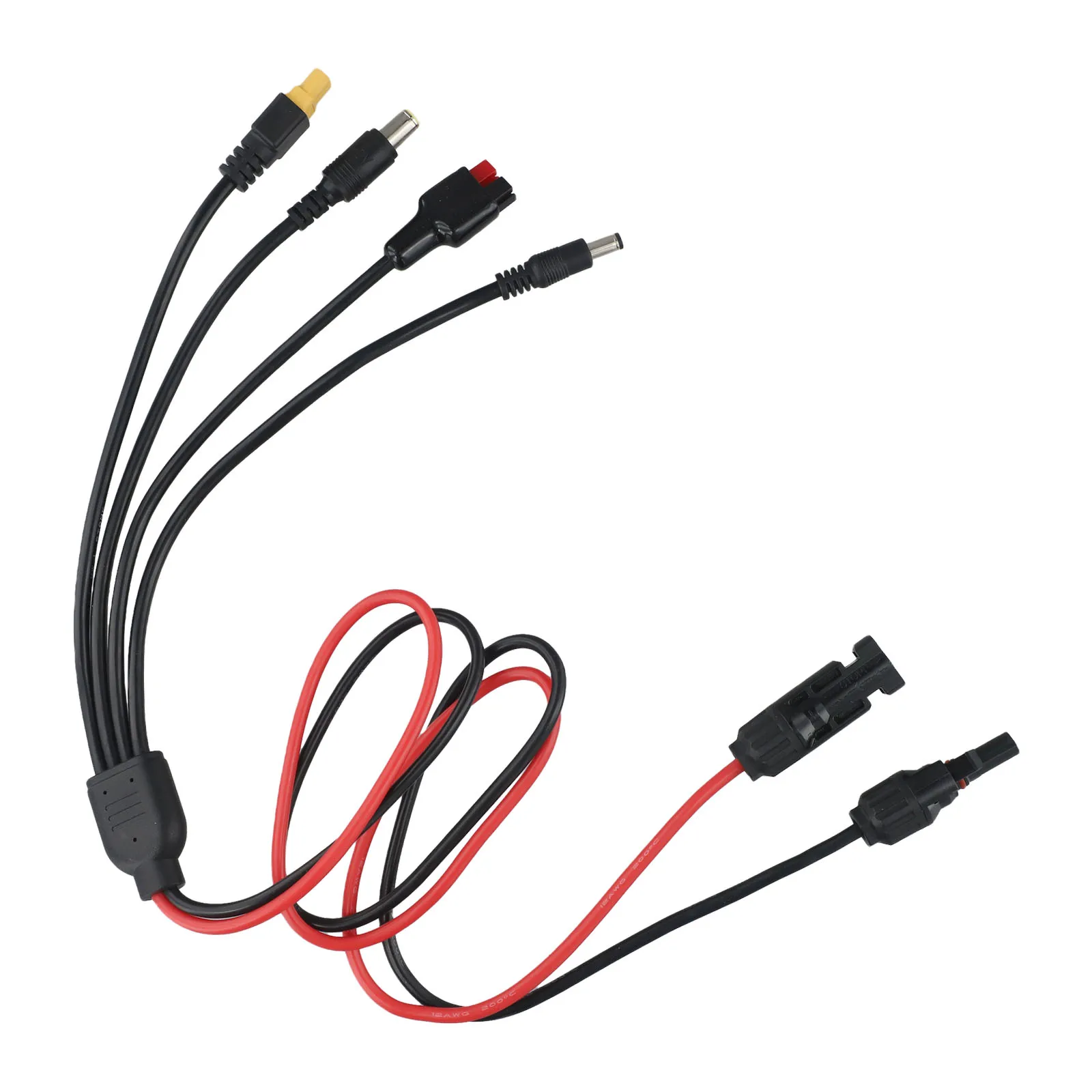 4in1 Solar Panel Connector Extension Cable-Splitter Compatible DC 8mm 5.5mm Electrical Equipment Accessories image 3