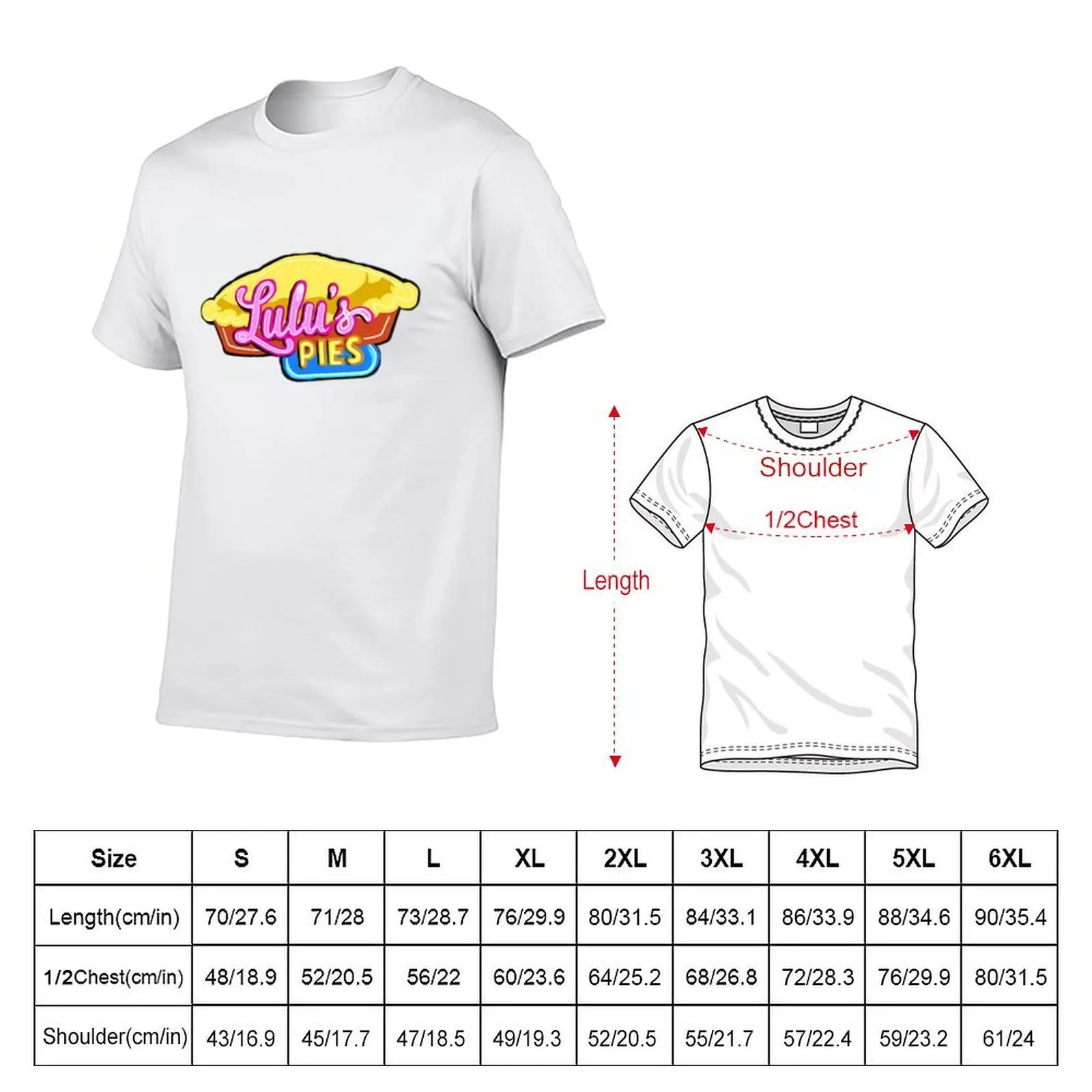 Lulu's Pies Fan Art T-Shirt printed t shirts for man t shirt personalised anime tshirt T-shirt