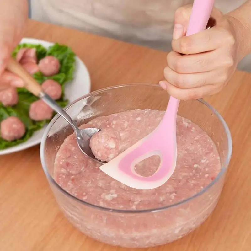 Meat Baller Maker Silicone Ball Maker Scoop For Meat Non-stick Home Kitchen Cooking Tool Multifunctional Meat Baller Tongs For