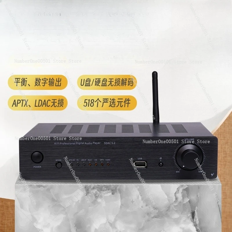 Audiophile LDAC/APTX Lossless Bluetooth Digital Player Hifi Decoder DAC