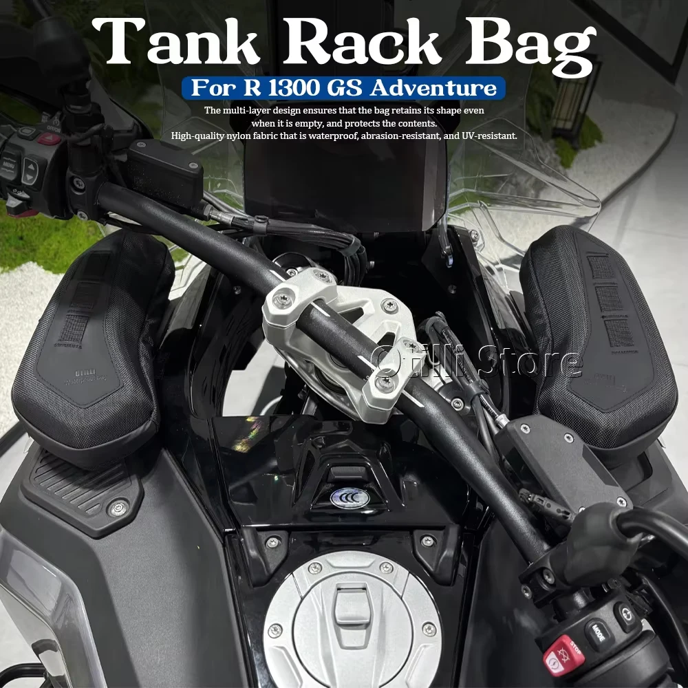 Hard Shell Tank Rack Storage Bag Waterproof Motorcycle Fuel Tank Bag Tool Pouch For BMW R1300GS ADV R1300GSA 2024 2025 2026 Acce