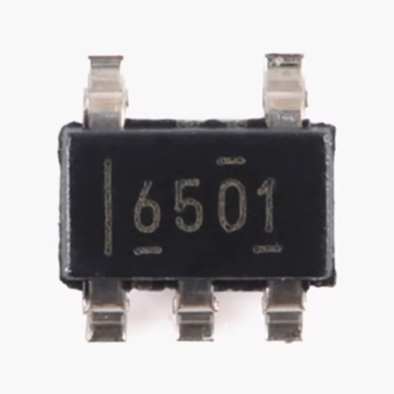 10PCS-50PCS SN6501DBVR SN6501DBV SOT23-5  Silk Screen 6501 Professional Power Management (PMIC)