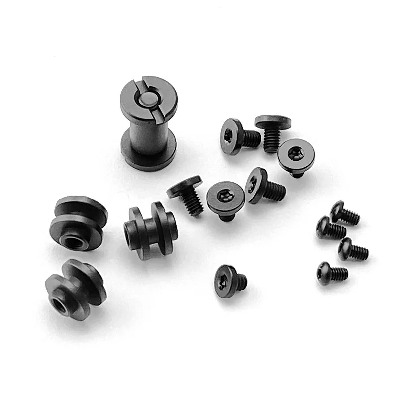 Imagem -02 - Parafusos de Titânio Hardware Kit Punho da Faca Facas Faça Você Mesmo Fazer Parte Eixo do Prego Genuine Rick Hinderer Eklipse 3.5 Conjunto Completo