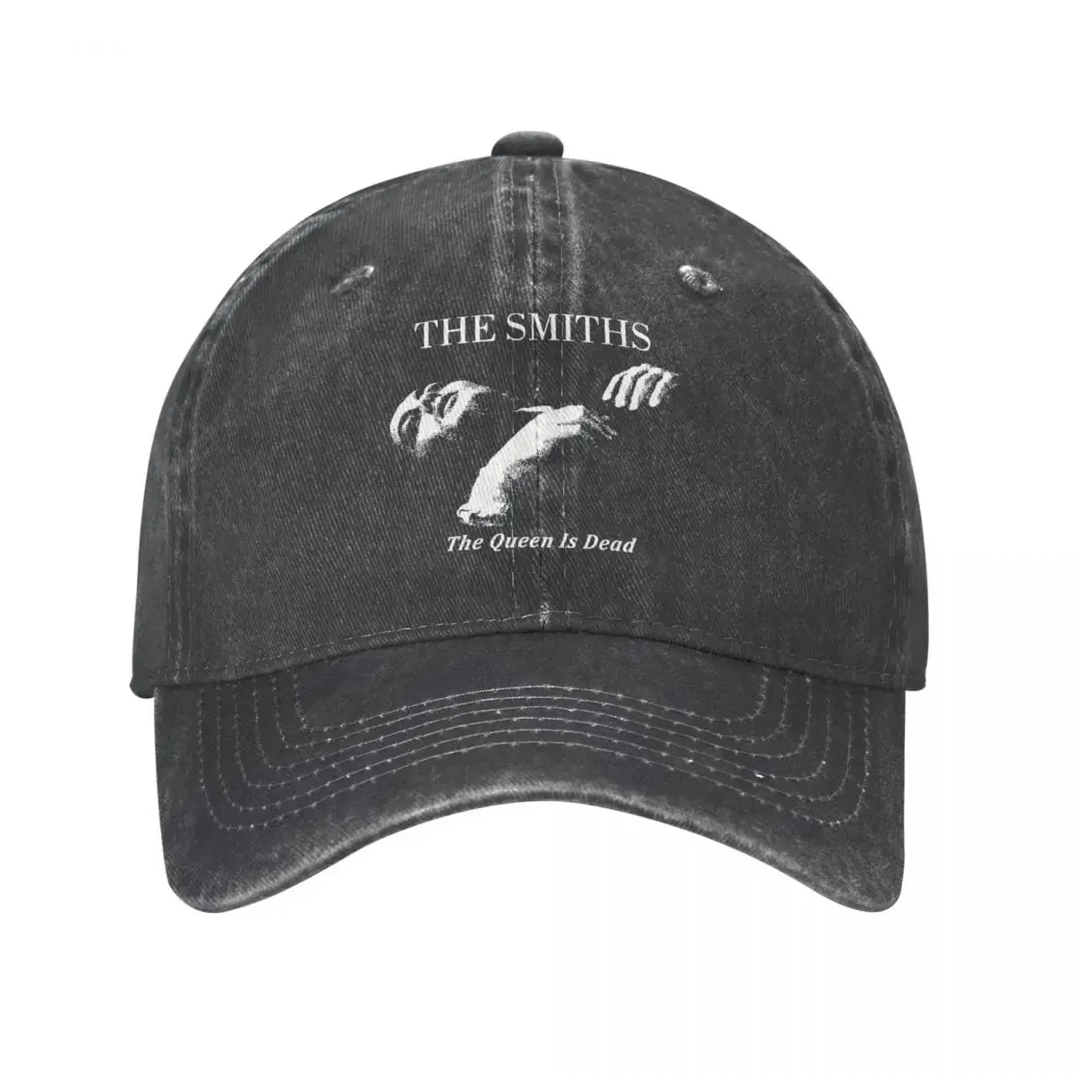 Fashion The Smiths The Queen Is Dead Baseball Caps Men Women Distressed Denim Headwear 1980's Rock Outdoor Workouts Hats Cap