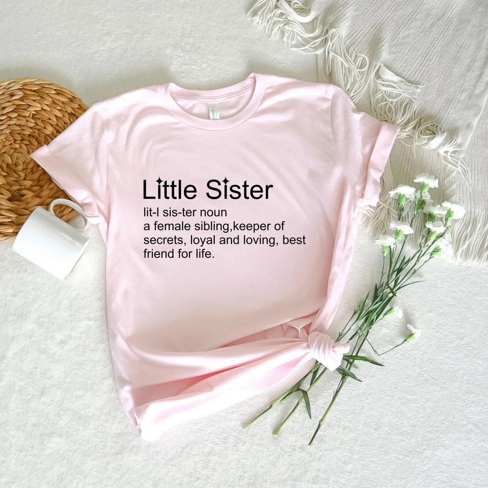 Little Sister T Shirt Definition Keeper Of Secrets Best Friend For Life Family Birthday Middle