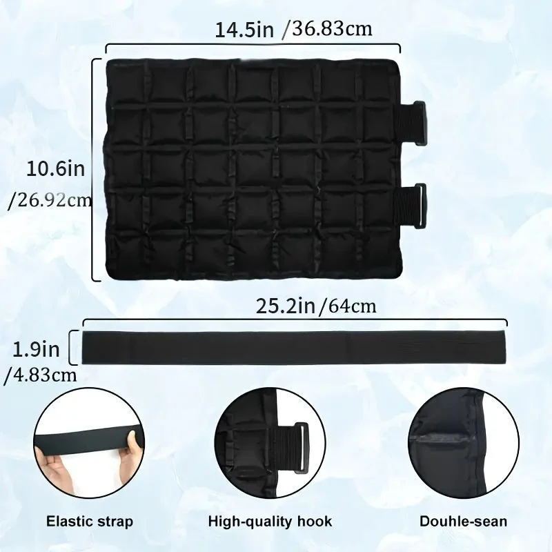 1 New Multi-compartment Self-absorbing Water Knee Pads Ice Packs Physiotherapy Hot Compresses Heated Knee Pads Sports Pads