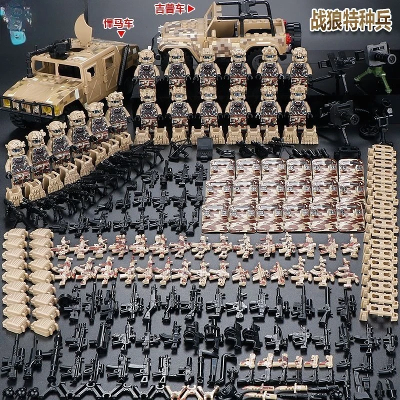 Neue Spezialeinheiten, Militärfiguren, Geisterpolizei, Mini-Humanoide für Kinder, zusammenbaubare Bausteine, Puppen, Geburtstagsgeschenke