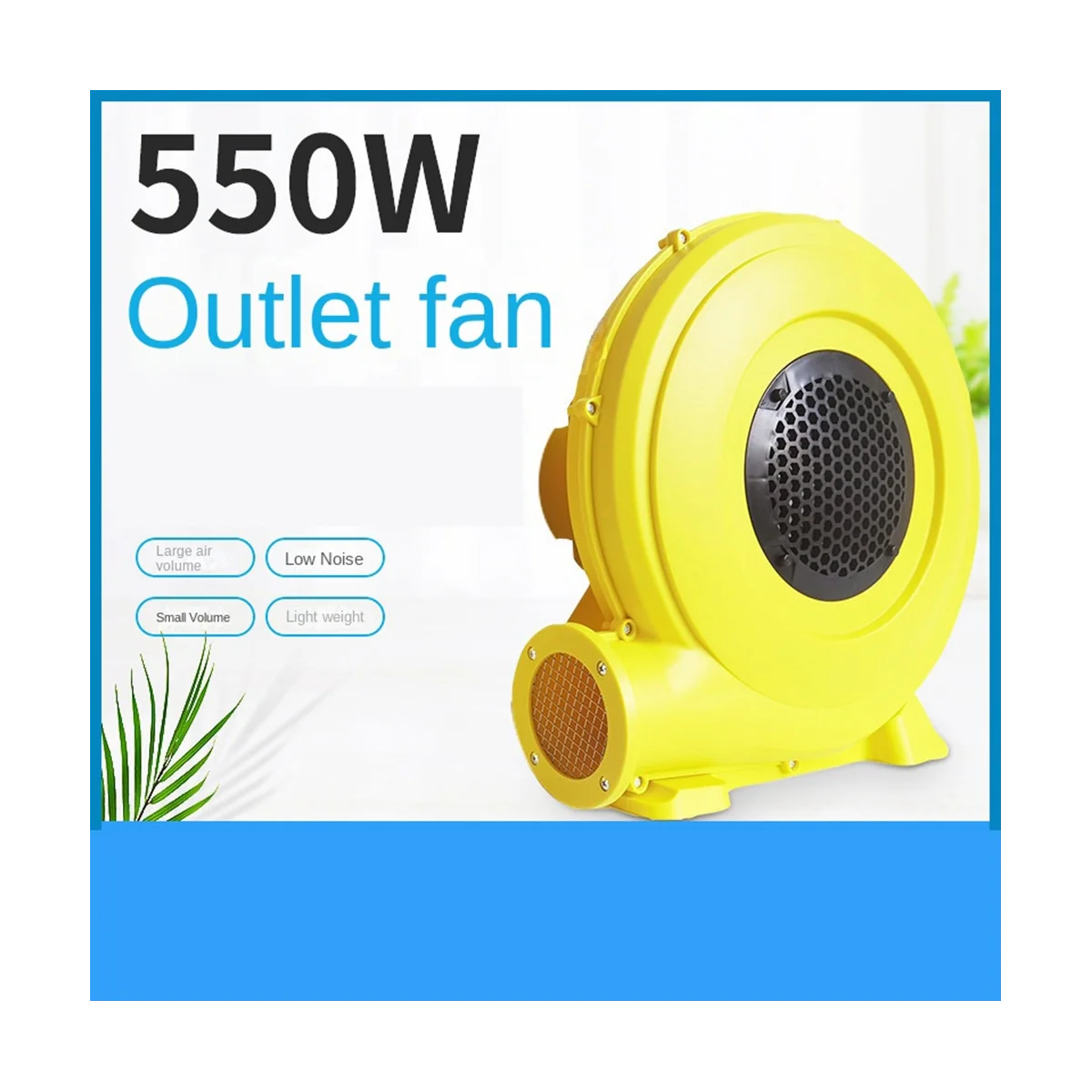 

550W Inflatable Blower Centrifugal Blower Dust Exhaust Electric Blower Giant Inflatable Model Blower UK Plug