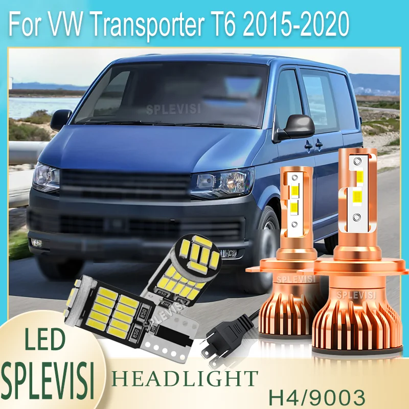 

Tool-Free Installation Long-Life Plug-and-Play durable H4 9003 LED Headlight For VW Transporter T6 2015 2016 2017 2018 2019 2020
