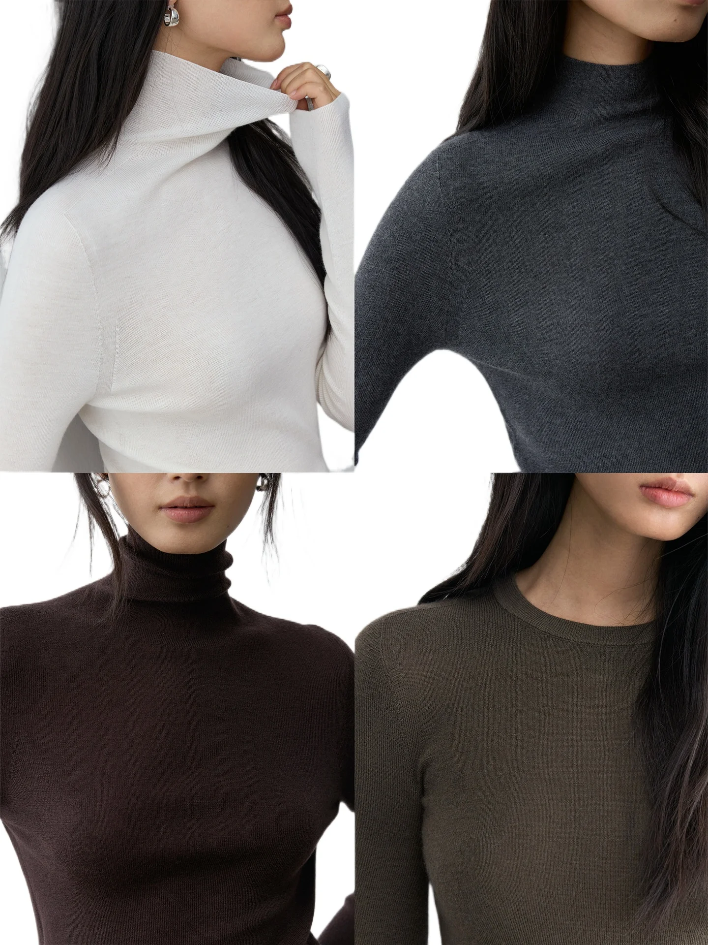 

Один выпускник! Женская бесшовная трикотажная кофта из камвольного кашемира (18-игольная вязка)