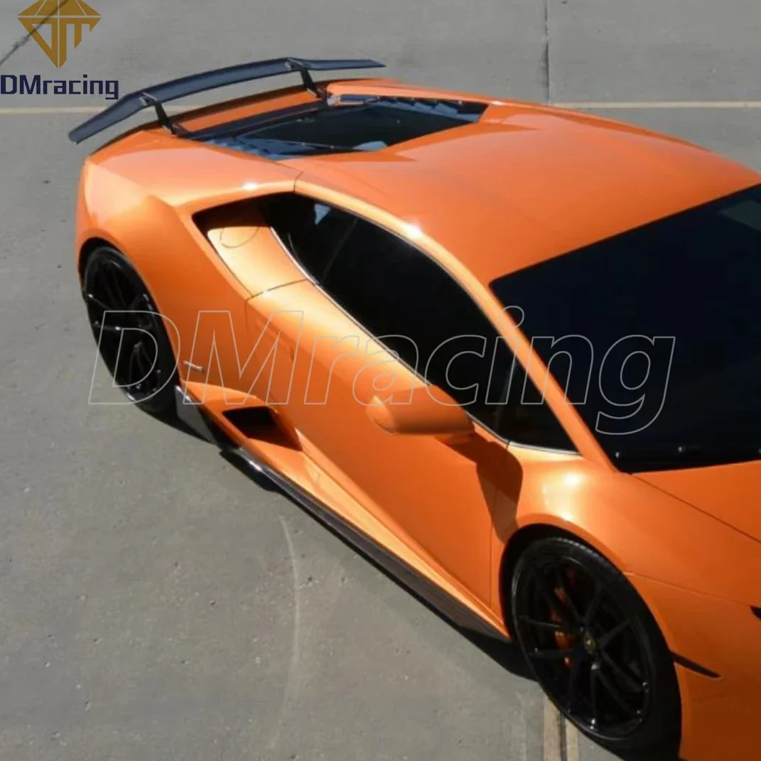 Wollstein Verona style carbon fiber rear spoiler wing with Lamborghini HURACAN LP610-4 2014-2018