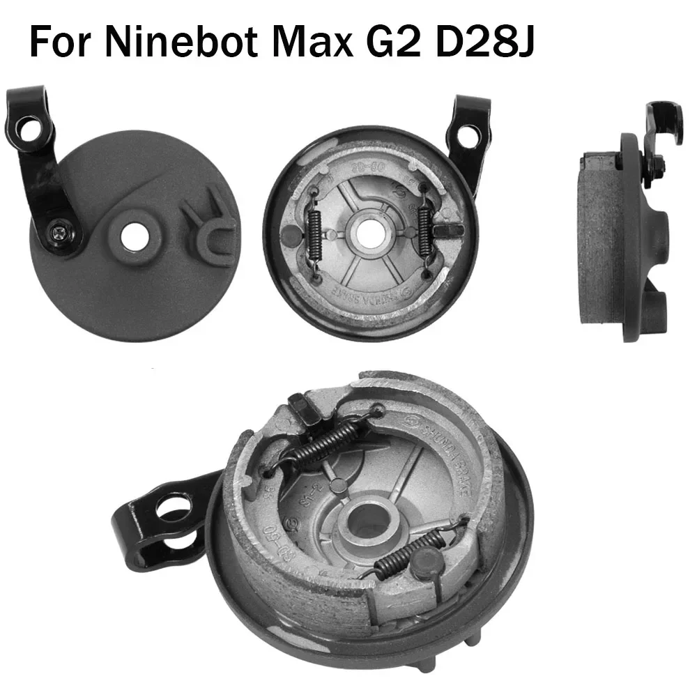 

Электрический скутер, барабанный тормоз переднего колеса для Ninebot KickScooter Max G2 D28J, тормозные колодки в сборе, детали для скейтборда