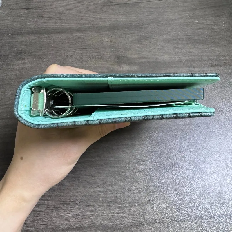 Paleta ceramiczna A6/A7, wysuwana, ultracienka, do akwareli, do książek z luźnymi kartkami, przenośna, podróżna, artykuły plastyczne do malowania. — zdjęcie produktu 6